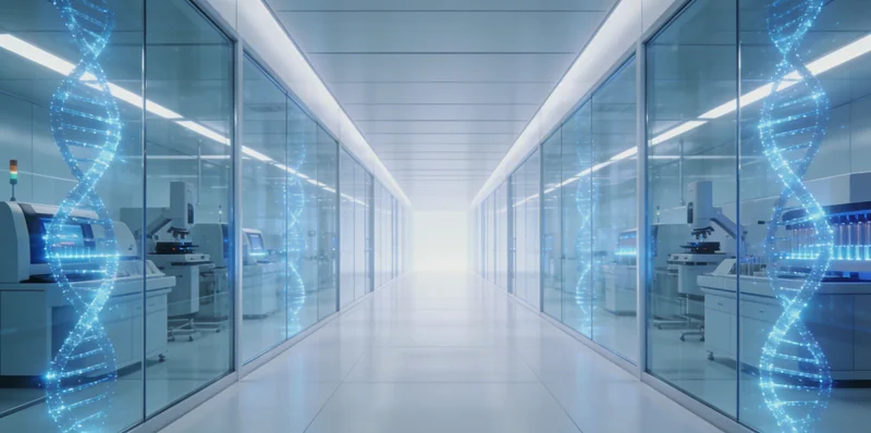 一位医生正在诊室内与患者及其家