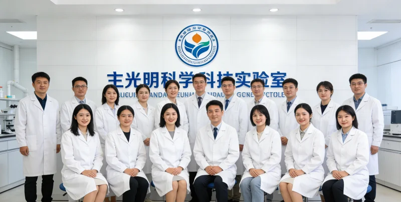 万核基因实验室内，专业人员正在