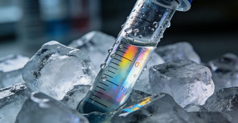 医护人员正在无菌条件下采集脑脊