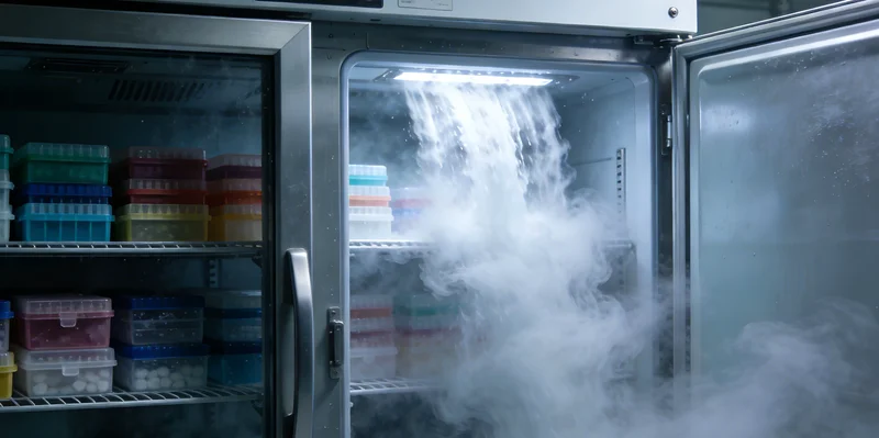 医生在查看肺部CT影像并进行病