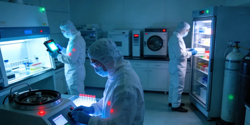 医护人员进行基因采样