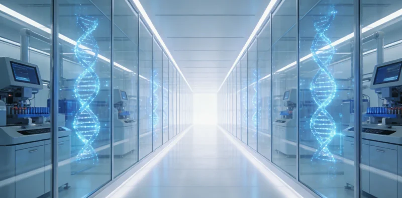 专业人员为患者进行采样操作