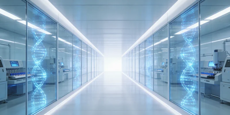 专业人员为咨询者解读基因检测报