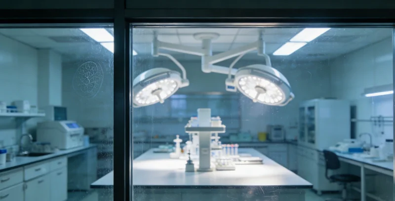 医生正在电脑前分析一份详细的基