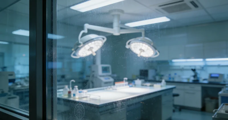 一位平凉女性在家中轻松进行口腔拭子采样,表情放松