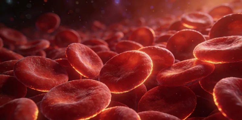 在医院办公室,医生正拿着检测报