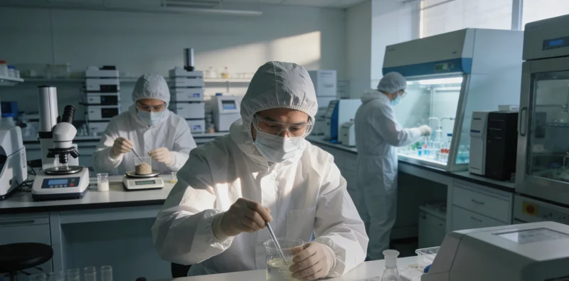 对比图：左侧是传统检测方法（显