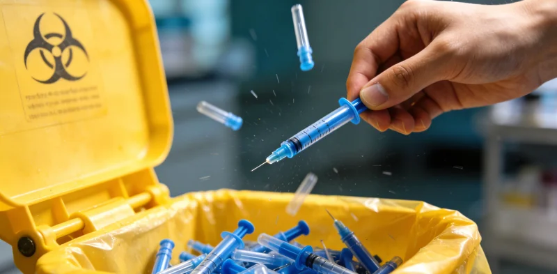 基因检测实验室工作场景