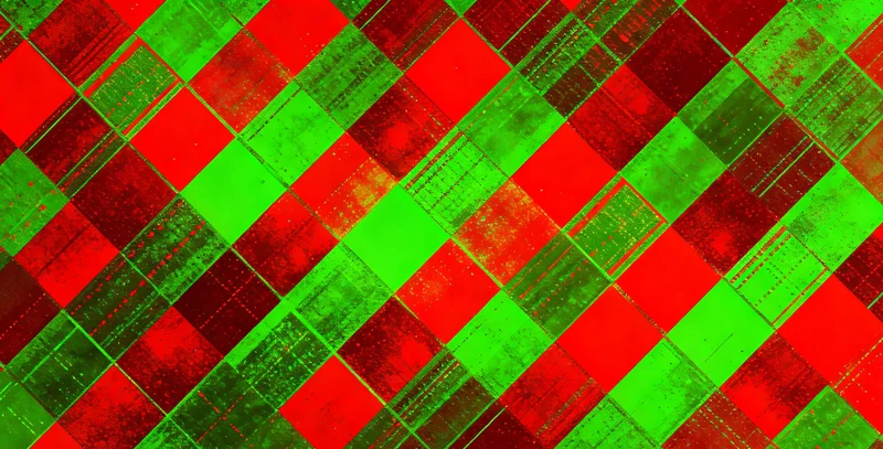 复杂的基因测序数据可视化图表,