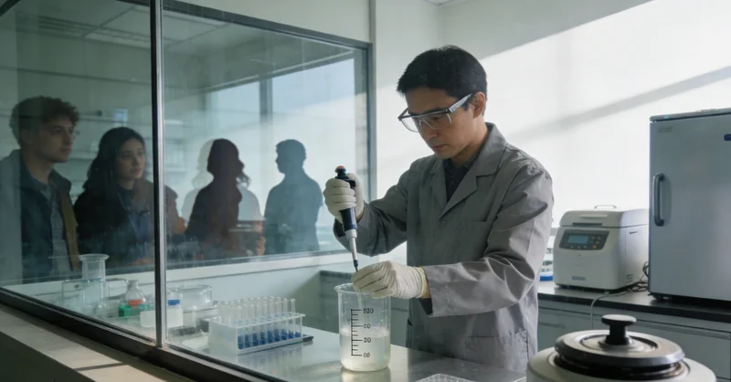 实验室技术人员进行mNGS检测