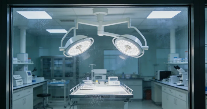 专业实验室中,技术人员正在操作