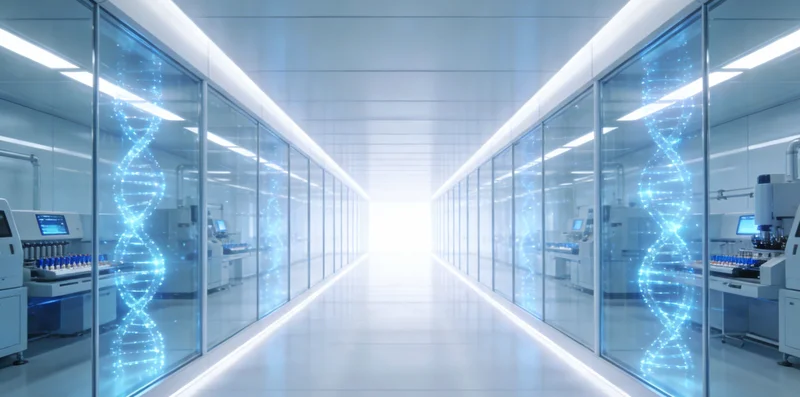 公立医院检测排队场景示意图