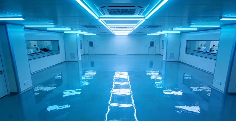 现代化基因测序实验室工作场景