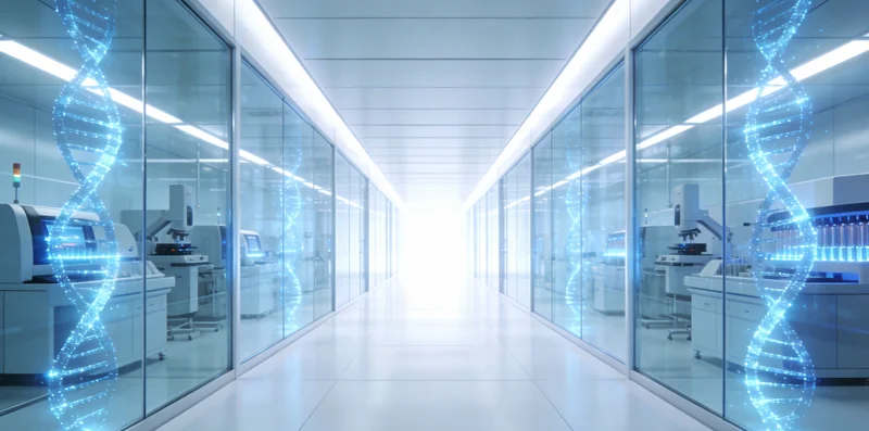 医生在诊室中,手持清晰的检测报