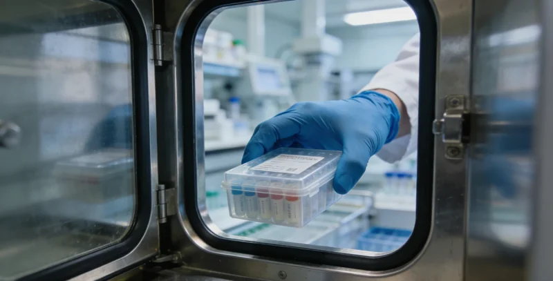 医生正在向患者家属解读检测报告