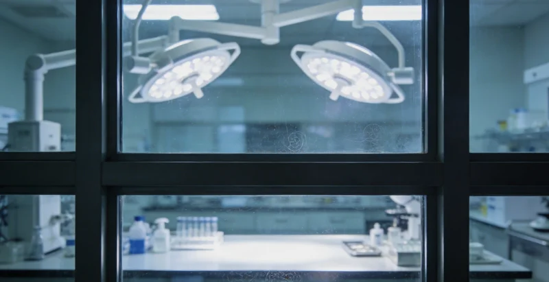 专业基因检测实验室工作场景