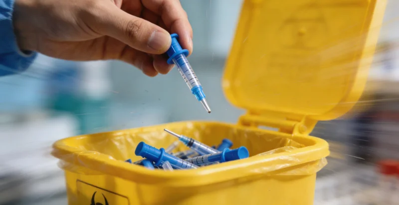 实验室进行DNA检测的示意图