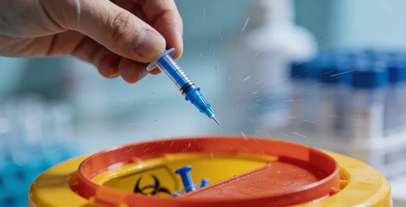 专业基因检测实验室的工作场景