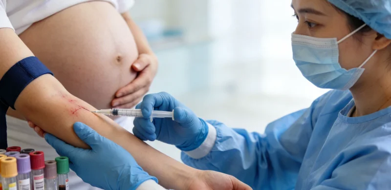 医生正在查看脑部影像资料,示意脑膜瘤诊断场景