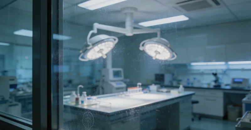 专业基因检测实验室工作场景