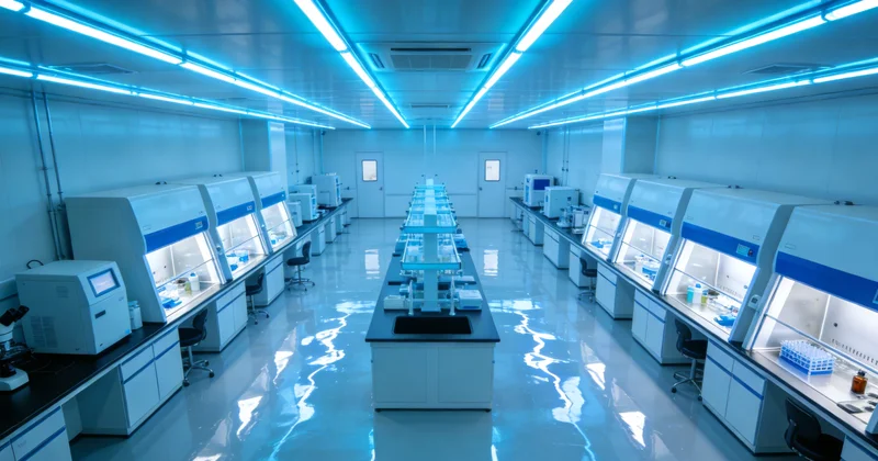 STD基因检测实验室工作场景