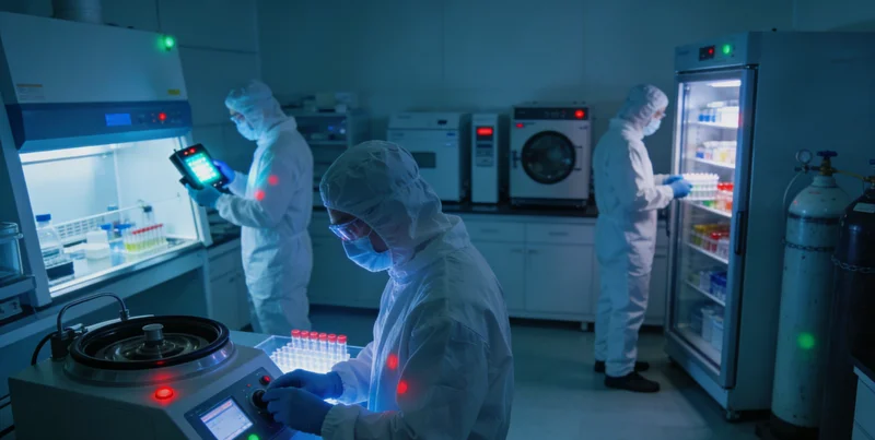 专业人士分析基因检测报告的场景