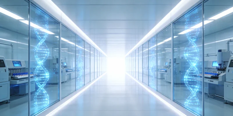 专业医护人员进行宫颈采样操作，