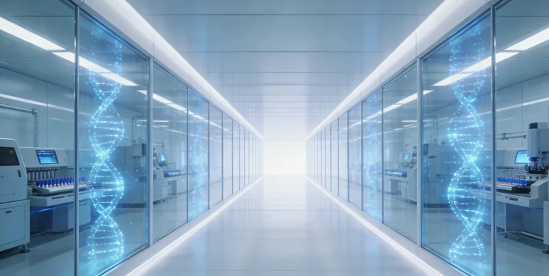 医生在诊室内向患者家属展示并解