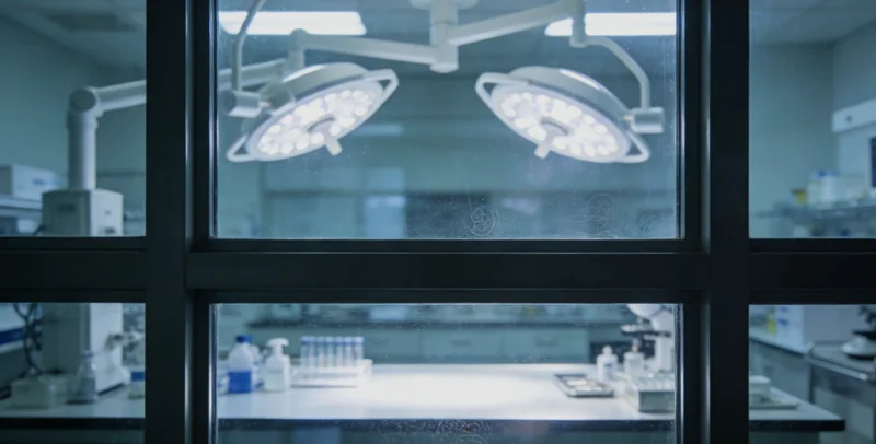 实验室内技术人员操作精密仪器进