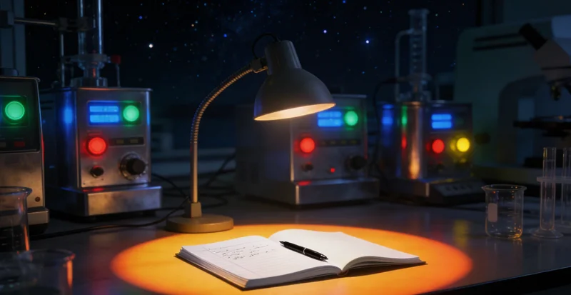 专业基因检测实验室内部工作场景