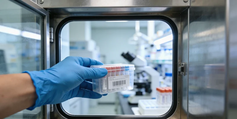 STD基因检测原理示意图，展示