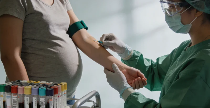 感染科医生为咨询者解读检测结果