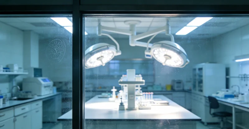 医生与患者家属沟通检测结果