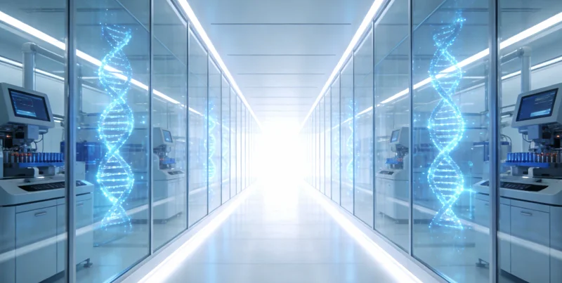 一只手持着居家采样套件,内有采