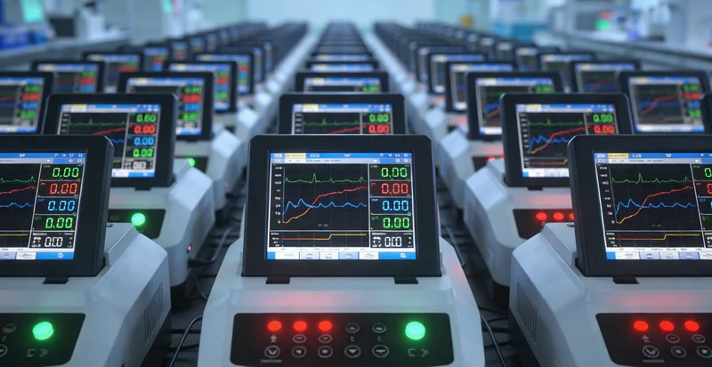 实验室内,技术人员正在操作高通