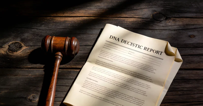 医生手持检测报告与家属沟通，患