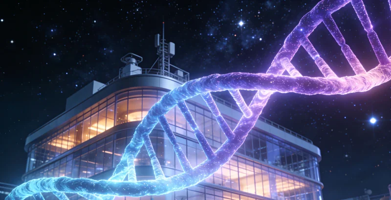 展示病毒基因检测报告与DNA抽