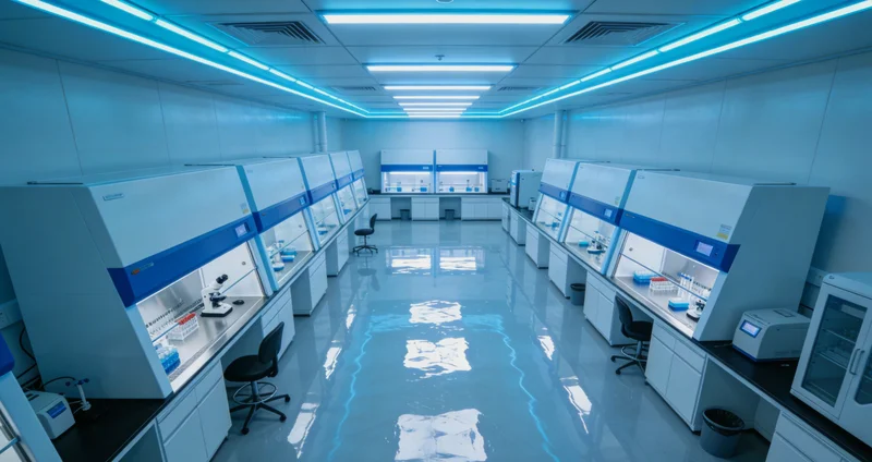 专业实验室进行HPV基因检测操