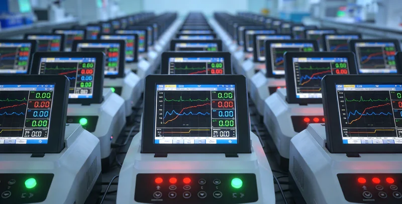 中年人在医疗场所接受健康咨询的