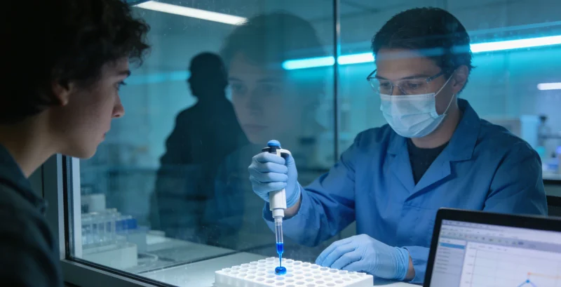 展示淋巴瘤从症状到基因检测的精准诊疗路径图