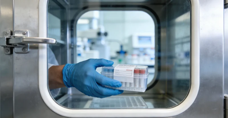 林业工人在山林中工作，提示注意