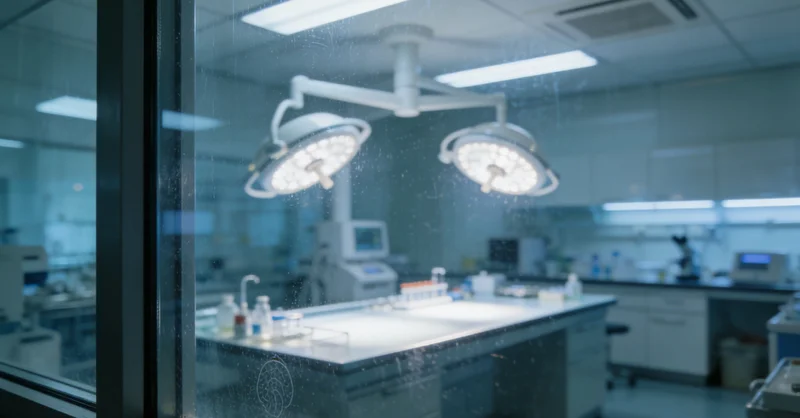 医生在办公室内,正与同事一起在