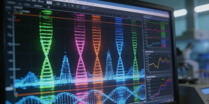 医生正在诊室中为咨询者详细解读