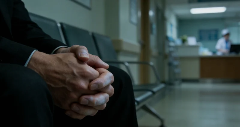 滁州医生在查看脑部影像资料，探讨病情