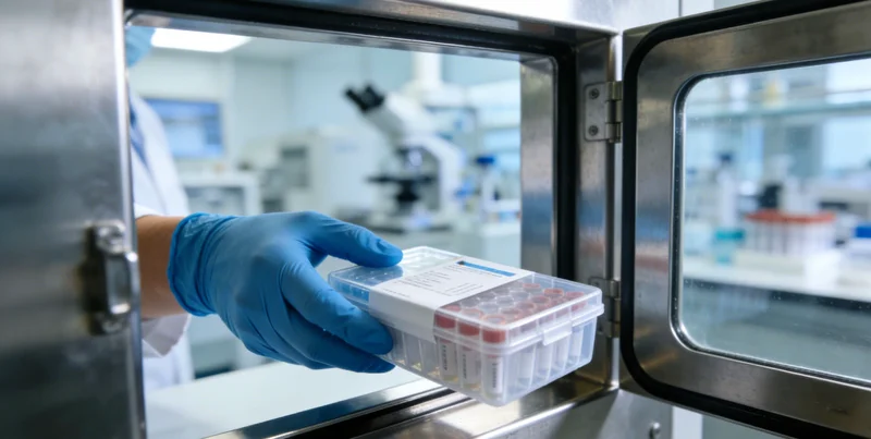 家人在家中关怀身体虚弱的老人，