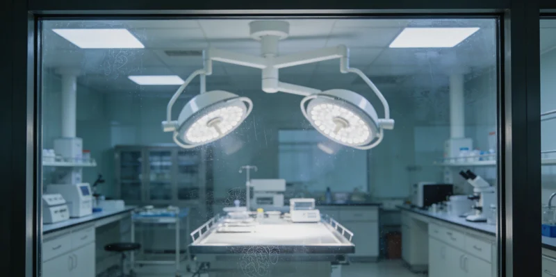 鞍山本地实验室，技术人员正在操