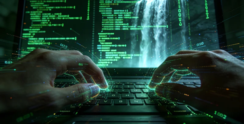 一位医生正在电脑前专注地分析基