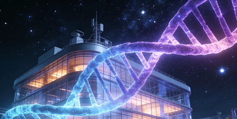 EB病毒结构模式图，展示其形态