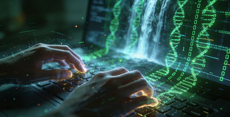 实验室内部，高科技测序仪正在运