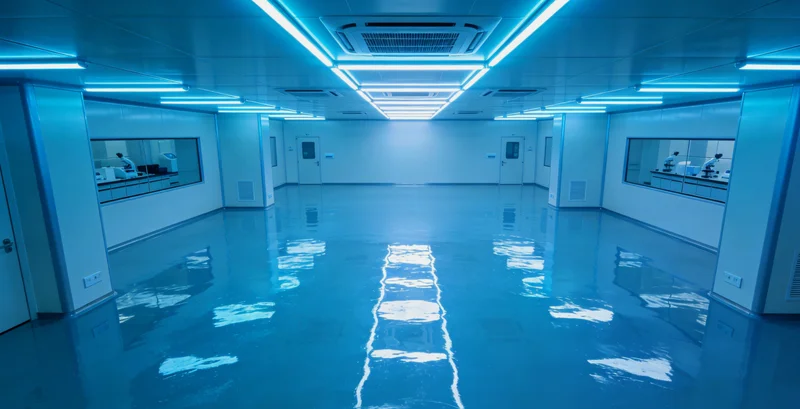 专业明亮的实验室内景,科研人员